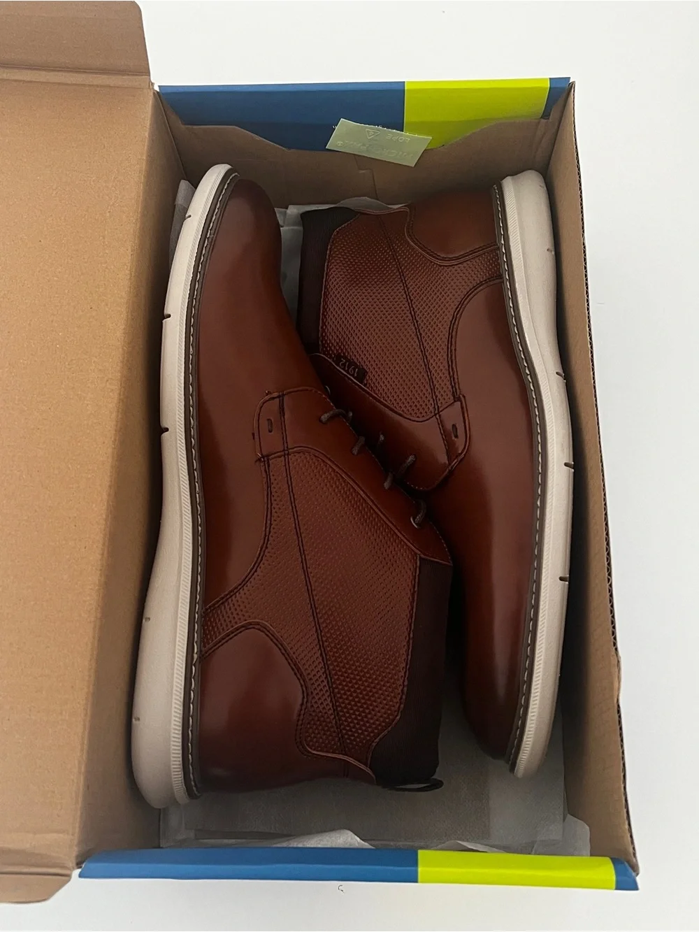 Nunn Bush Men's Chestnut Brown Leather Chukka Boots